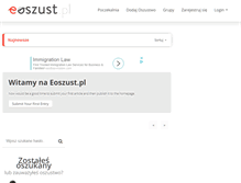 Tablet Screenshot of eoszust.pl